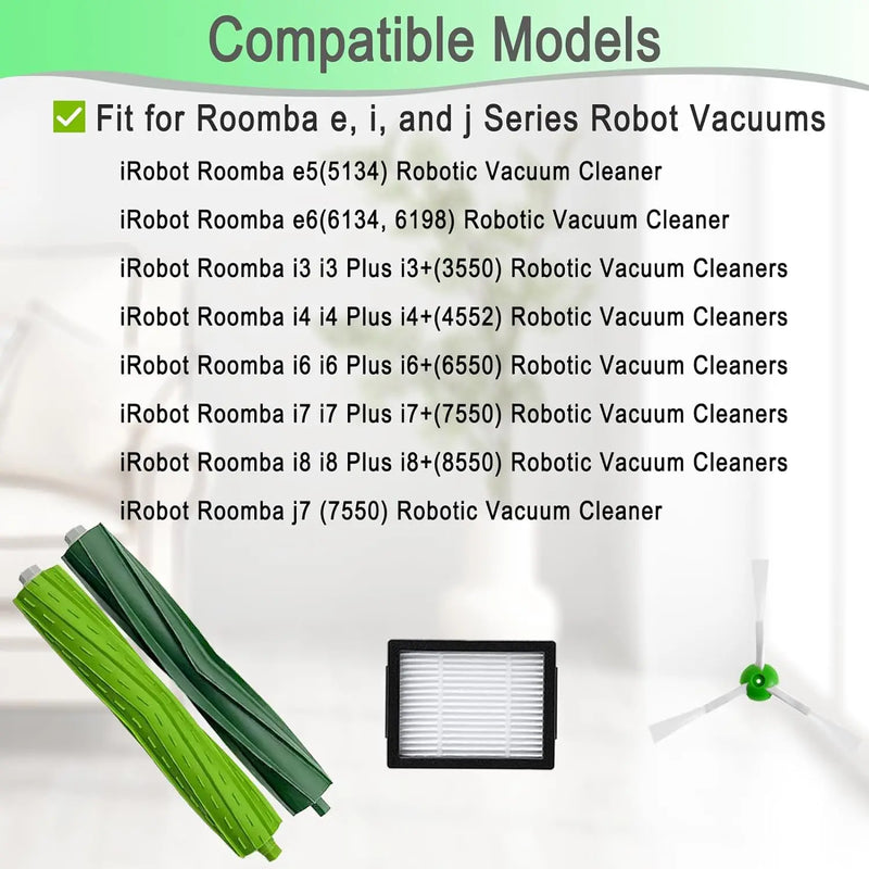 Replacement Parts Accessories for iRobot Roomba i3 i3+ i4 i6 i6+ i7 i7+ i8 i8+J7 J8 /Plus E5 E6 E7 I,E &J Series Vacuum Cleaner