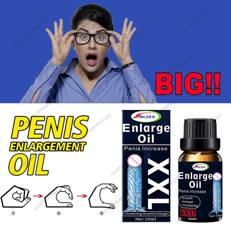 Penies Enlargment Oil Permanent Penis Growth Thickening Oil Enlarge For Men Big Dick Increase Oil No Side Effects Massage Oil