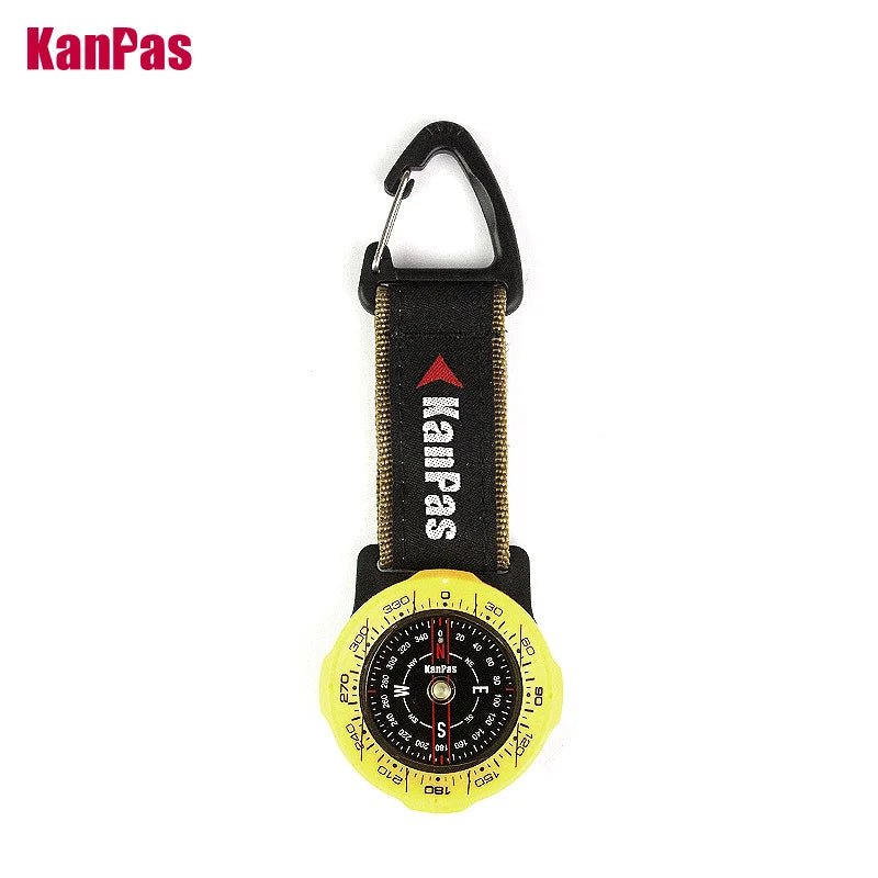 KANPAS carabiner compass/ Outdoor compass/ Camping, Hiking compass, CA-37