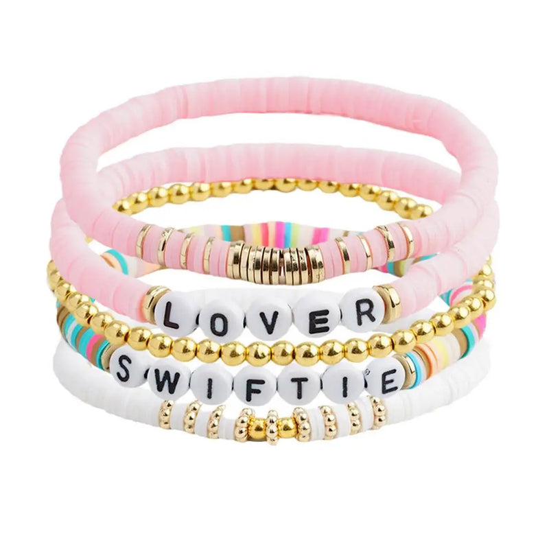 Taylor The Swift 2024 Lover Folklore Bohemian New The Eras Tour Concert Commemorative Bracelet Jewelry For Fans Friends Gift