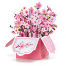 Flower Greeting Card With Envelope Surprise Gifts For Mothers Day Birthday Thanksgiving Wedding Anniversary Floral Box 3D Pop-up