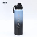 Personalisierte Geschenk 304 Edelstahl Isolierwasserflasche 600ml 700ml 800ml Trinkflasche Thermosflasche