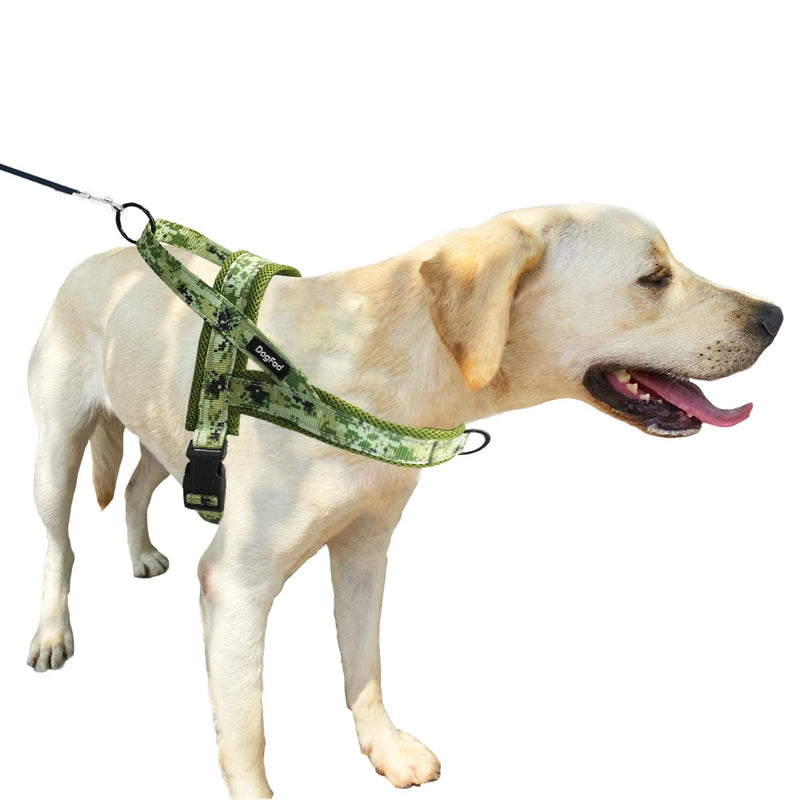 No Pull Dog Harnesses  Mesh lining Adjustable Pet Walking Training Vest For Small Medium Large dogs Reflective Nylon leash