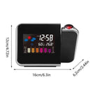 New Alarm Clock With Night Backlight Color Digital LED Screen Projector Adjustable Projection Angle For Home Living Room