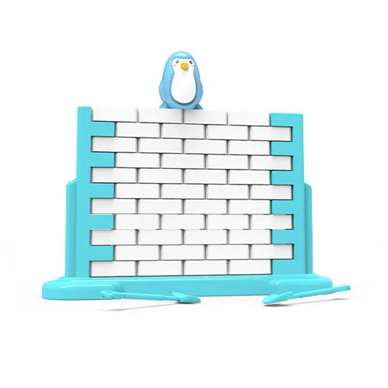 Mini Fun Children Save Penguin Ice Breaker Trap Toys Indoor Board Game Family Part Parent-child Interactive Balance Blocks Gifts