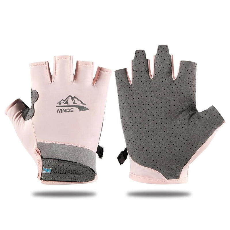 Premium Fishing Gloves - UV Protection, Breathable Mesh & Non-Slip Grip for All-Day Comfort，for Cycling,Hiking,Camping
