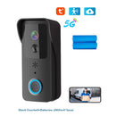 5G 2.4G WLAN Video Türklingel 1080P Tuya Smart Outdoor Funk-Gegensprechanlage Wasserdichte Wireless Kamera mit AC/DC-Stromversorgung