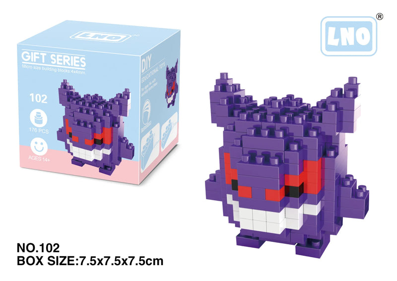 Pokemon Small Blocks Nanoblock Charizard Kyogre Groudon Rayquaza Model Education Graphics Toys for Kids Birthday Gift Toys