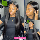 The Cascade | 44-Inch HD Lace Front Wig in Bone Straight