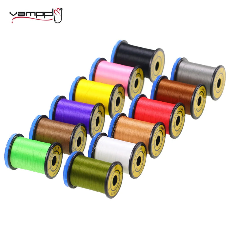 Vampfly 1spool 8/0 Twisted Fly Tying Thread High Tensile Nylon Line Fly Tying Material for Nymph Dry/Wet Fly Streamer Trout Fly