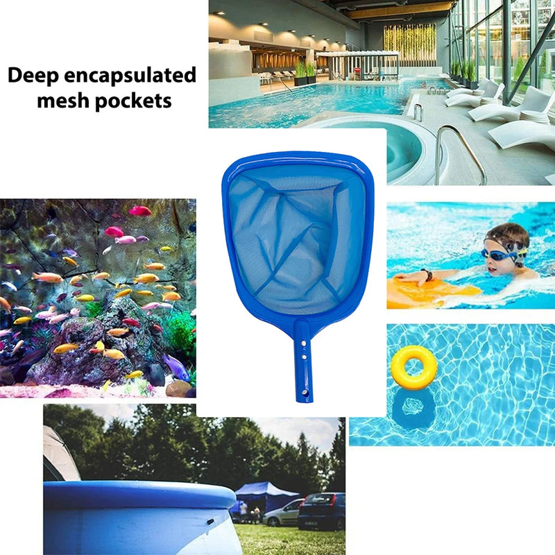 Swimming Pool Cleaner Net Detachable Telescopic Rod Pool Skimmer Fish Pond Cleaning Filter Swimming Pool Spa Leaf Trash Net