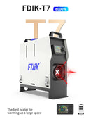 FDIK 8KW 230V Diesel Heater Air Heater 12V 24V Heater Wearing Power Adapter And Remote Control Heaters for Garage and Warehouse