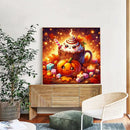 Huacan New Arrivals Diamond Painting Pumpkin Cup Resin Drill Embroidery 5D Diy Autumn Scenery Halloween Gift