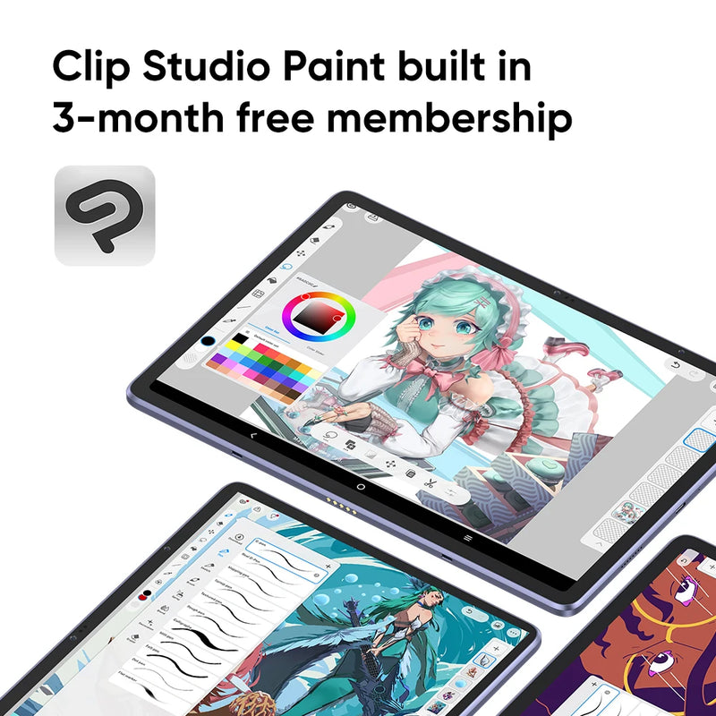 XPPen Magic Drawing Pad 12.2 inch Tablet Android 8GB/256GB 8000mAh with X3 Pro Slim Stylus 16K Pressure Levels Drawing Tablet