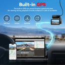 REDTIGER A4 Dashcam vorne und hinten 4K Dashcam Fahrtenschreiber für WiFi GPS Auto DVR für 24H Parkmodus Black Box fürs Auto