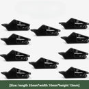 10Pcs Windproof Clamp Set Survival Grommet Tent Clips Buckle Awning Tarp Fixed Outdoor Camping Tent Accessories Plastic Hook