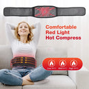 Cordless Hot Waist Belt Massager Lower Back Support Lumbar Protector Back Heated Vibration Massage Waist Brace Relief Pressure