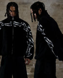 Trendy Oversized Unisex Polar Ceket Hoodie Soft Fleece Lining Winter Jacket for Men Women