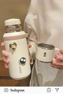 The Oasis | 600-800ml Double-Wall Vacuum Flask with Tea Strainer