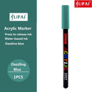 Jupai 1 STÜCK Acrylmarker Stifte Plumones 24 Farben Malerei Schreibwaren Keramik Glas Stoff Graffiti Wasserdicht Wasserbasiert