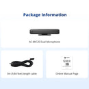 ATOTO AC-MIC20 Car Noise Cancellation Dual Microphone with Clear Voice Commands and Recognition, for X10 Series Car Stereo Radio