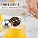 1PC Tea Strainers Stainless Steel Tea Strainers For Loose Tea Fine Mesh Food Grade Fine Tea Filter Reusable Tea Leaf Infuser