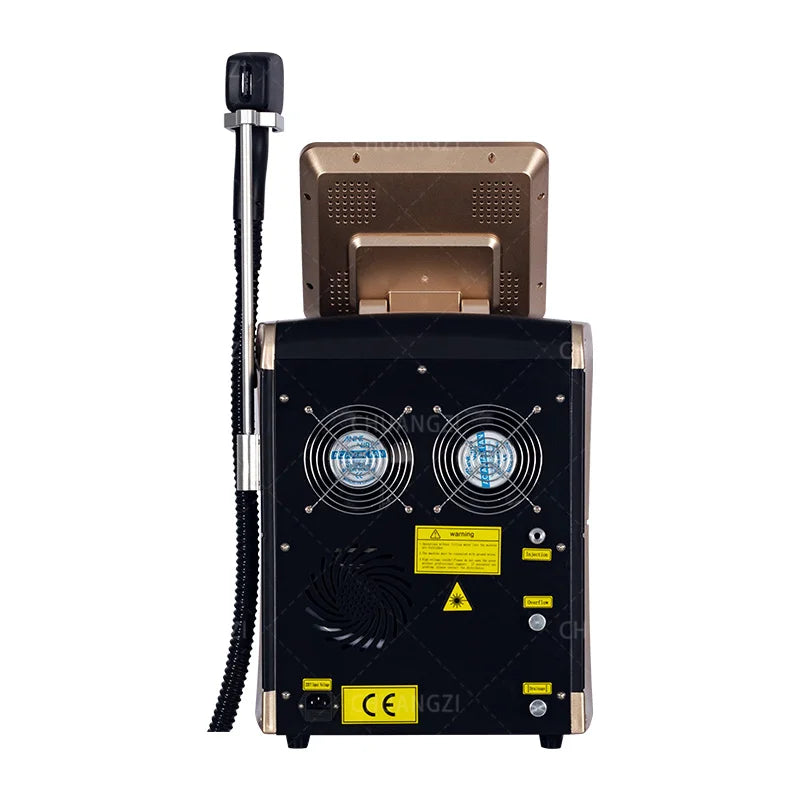 Portable 808 755 Alexandrite Device 3 Waves Permanent Professional Diode Ice Titanium Laser Body Hair Removal Machine