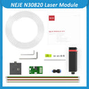NEJE 40W-120W Lasermodul Laserkopf 450nm Blauer Laser TTL-Modul Lasergravurmaschine Holzmarkierung Schneidwerkzeug Luftunterstützung