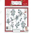 New Arrivals 2025 Christmas Metal Craft Dies Cutting Fancy Frames Holly For Diy Scrapbooking Make Cards Handmade Mold Embossing