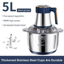 The Culinary Engine | 5L Stainless Steel Electric Meat Grinder & Food Processor
