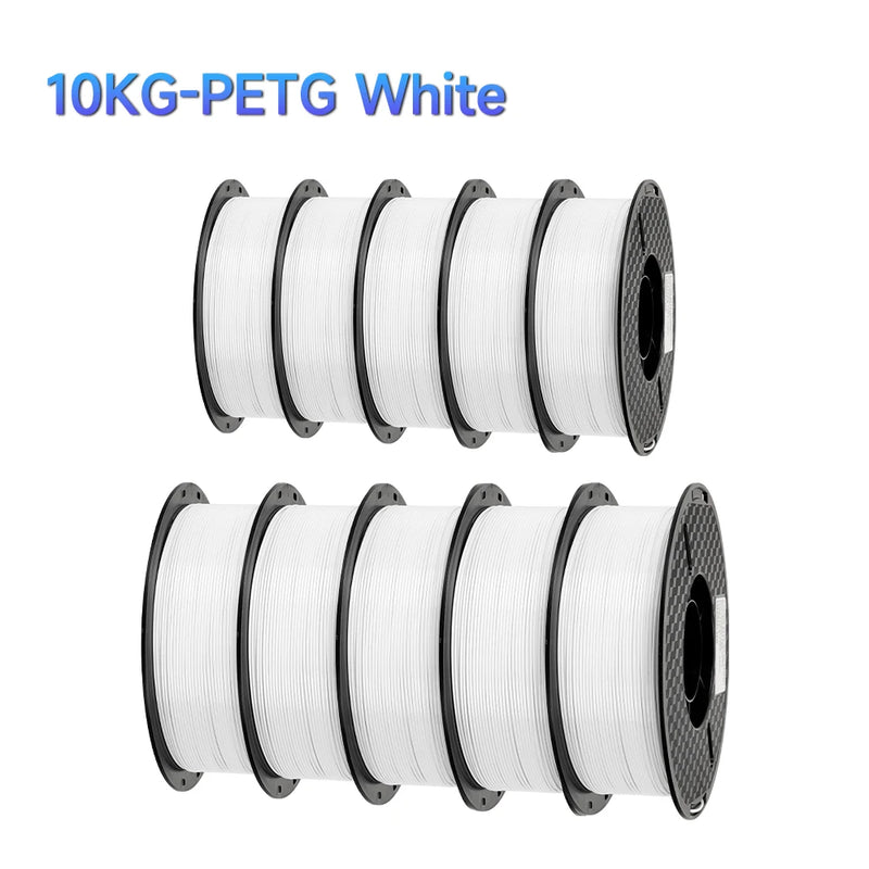 10/5kg PETG Filament For 3D Printer Plastic Material 22LBS 1.75mm Non-Toxic Eco-Friendly PETG 3D Filament Consumables for Ender