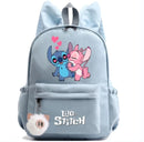 MINISO Disney Lilo Stitch Backpack for Girl Boy Student Teenager Children Rucksack Women Casual School Bags Kids Birthday Gift