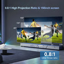 PROGAGA PG310 Smart Android Projector 4k 720P 300Ansi Allwinner H713 Projetor PG310 Home Theater Video Mini Portable Projector