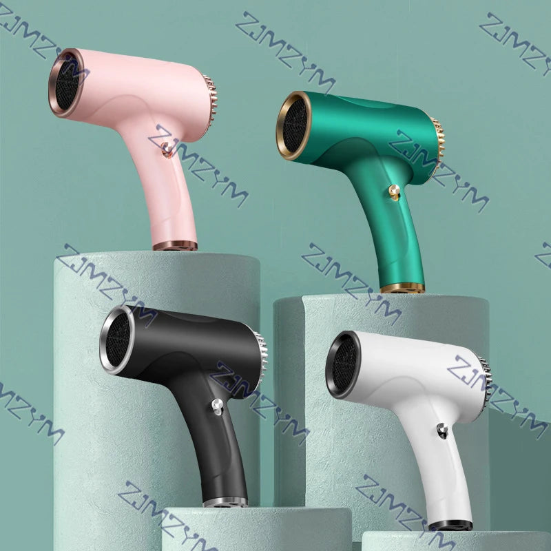 Wireless Hair Dryer Student Travel Portable Fast Dry Hair Lithium Battery Rechargeable Silent Hair Dryer