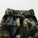 Spring and autumn new toddler boy suit hooded camouflage pocket long sleeve+camouflage casual pants two-piece suit