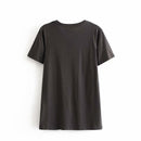 Gypsylady Women Black Tshirt Tee Cotton Cartoon Short Sleeve Vintage Women Summer Tops Female Streetwear Graphic Tees 2022
