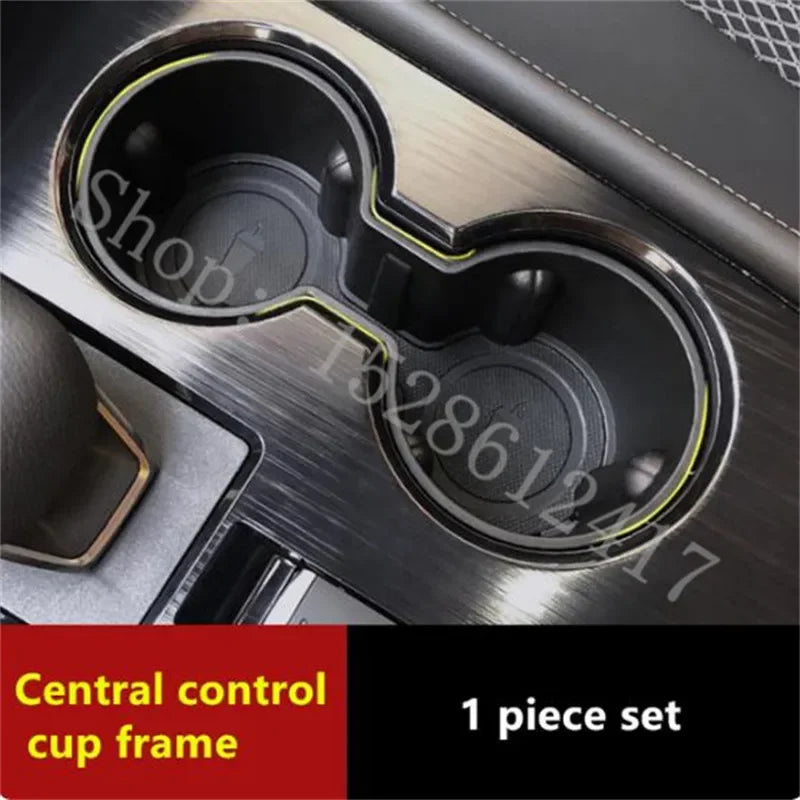 For Nissan X-trail T33 2021-2023 Central control water cup holder modified gear water cup slot frame limiter storage box