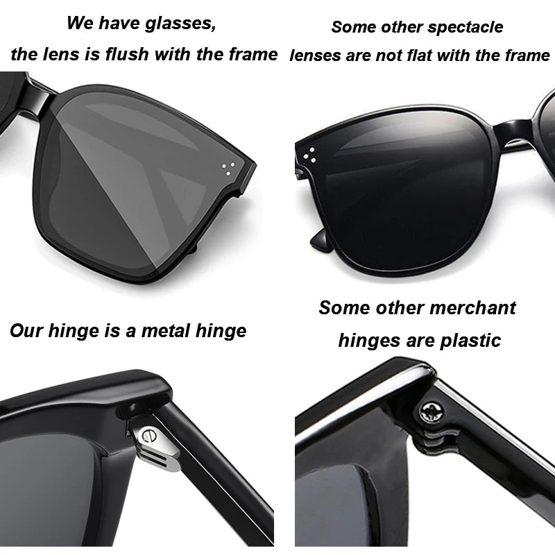 BLMUSA 2022 New Trend Sunglasses For Women And Men Simple Design Decorative Glasses Car Driving Eyewear Unisex Sun Glasses UV400