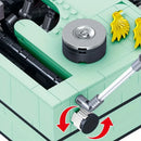 820PCS Schreibmaschine Bausteine Klassische kreative Ideen Maschine Retro Mikro Bausteine Spielzeug für Erwachsene Kinder Weihnachtsgeschenke