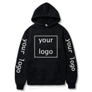 Hoodies Anime New Custom Hoodies Diy Logo Image Print Clothing Customized Sport Casual Sweatshirt Hoodie Pullover Size Xs-4Xl