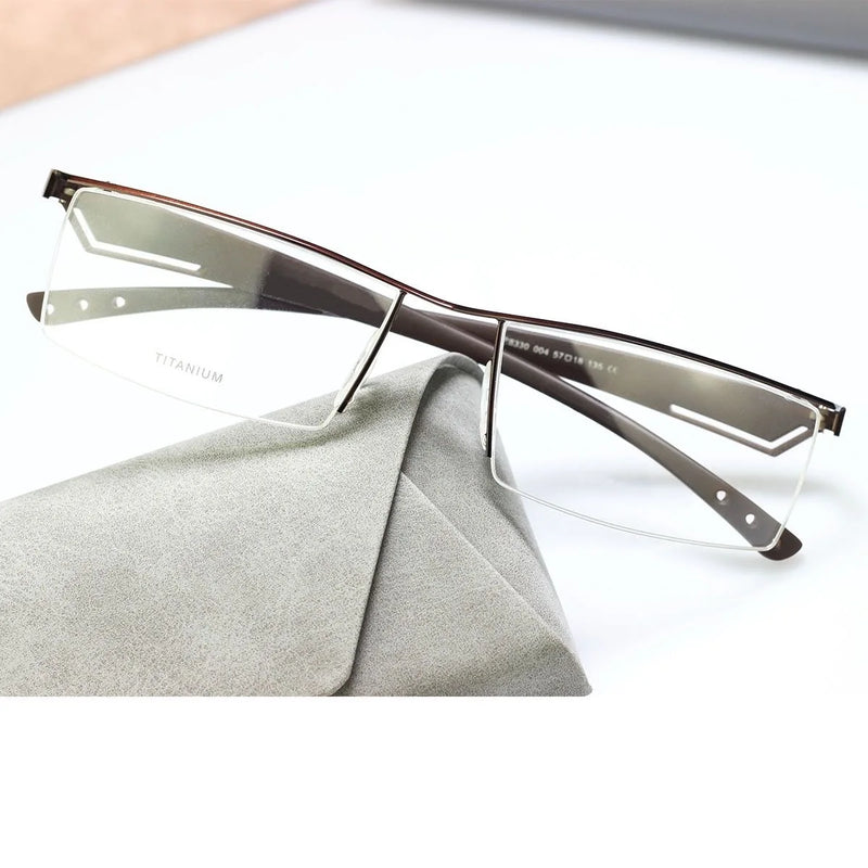 Vazrobe 160mm Oversized Eyeglasses Male Black Gold Glasses Frame Men Spetacles Prescription Semi Rimless Huge Large Wide Face