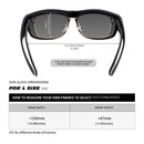 MAXJULI Polarisierte Sonnenbrille für Damen und Herren zum Überziehen über der Brille Wrap-around-Sonnenbrille gafas de sol hombre lentes de sol 8239