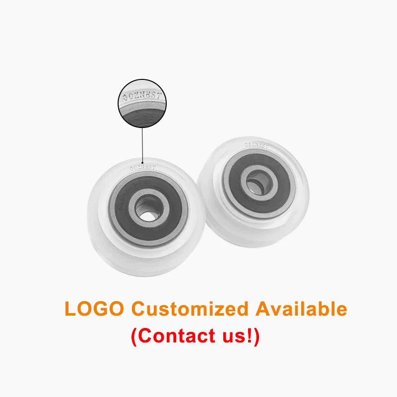 10Sets/Lot Openbuilds Strong Dual Mini Solid V Wheel Kit for V-Slot Linear Rails 3D Printer CNC Engraver Camera Silder