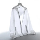 Summer 50+ UV Sun Protection Men's Clothing Skin Coats Breathable Cooling Nylon Silk Hooded Windbreaker Men Casual Jackets 8XL