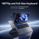 KAMRUI 18.5" 8000mAh Laptop Intel N150 4Core 16GB DDR4 512GB SSD Win11 Pro WiFi5 180° Foldable Notebook Computer for Home Office