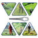 2-15PCS Lawnmower Blades Grass Trimmer Blades Spare Part Metal Grass Cutting Blade Practical Mowing Machine Blades Replacement