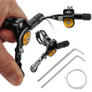 MTB Bicycle Seat Post Control Lever Adjustable Bicycle Dropper Line Controller for 22.2mm External Internal Routing Droppers