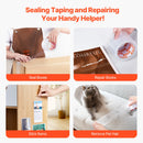 SucceBuy 6/24 Rolls 7.6CM 70M High Viscosity Clear Adhesive Tape Transparent Packaging Tape for Office Wrapping Express Packing