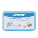 4Pcs/Set  20Sets=80Pcs AZDENT Dental Orthodontic Buccal Tubes 1st Molar Bondable Monoblock Non-Convertible Single Roth MBT 0.022