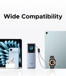 The Nexode Citadel | 200W 25000mAh Retractable-Cable Power Bank